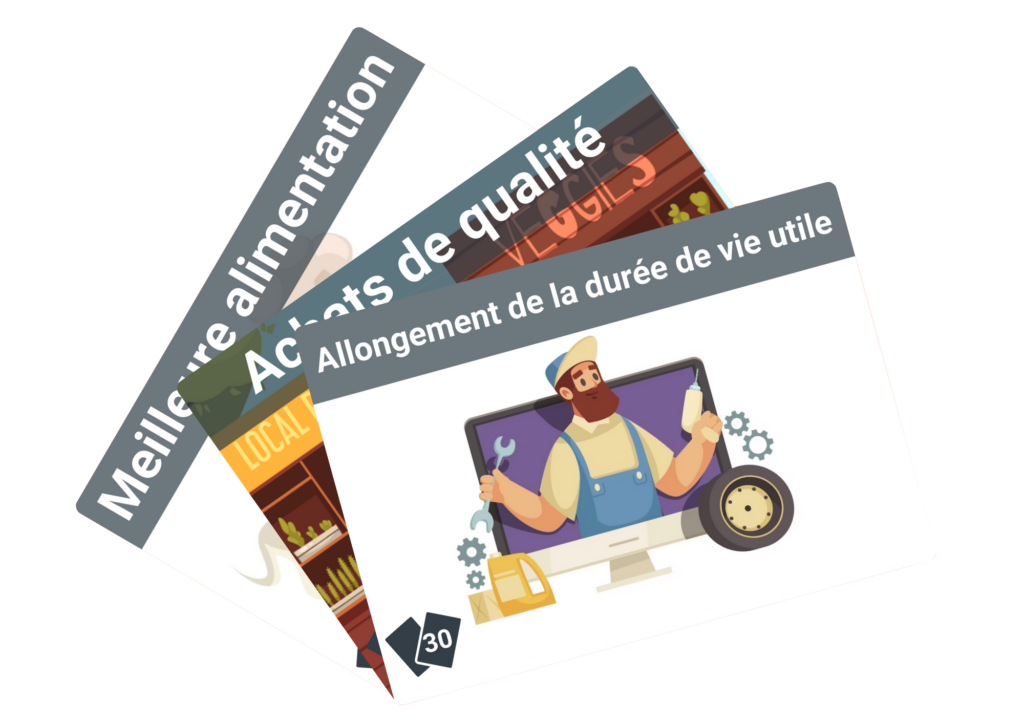 Illustration cartes lot qualité